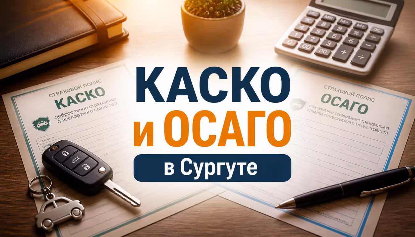 КАСКО и ОСАГО в Сургуте: сравнение